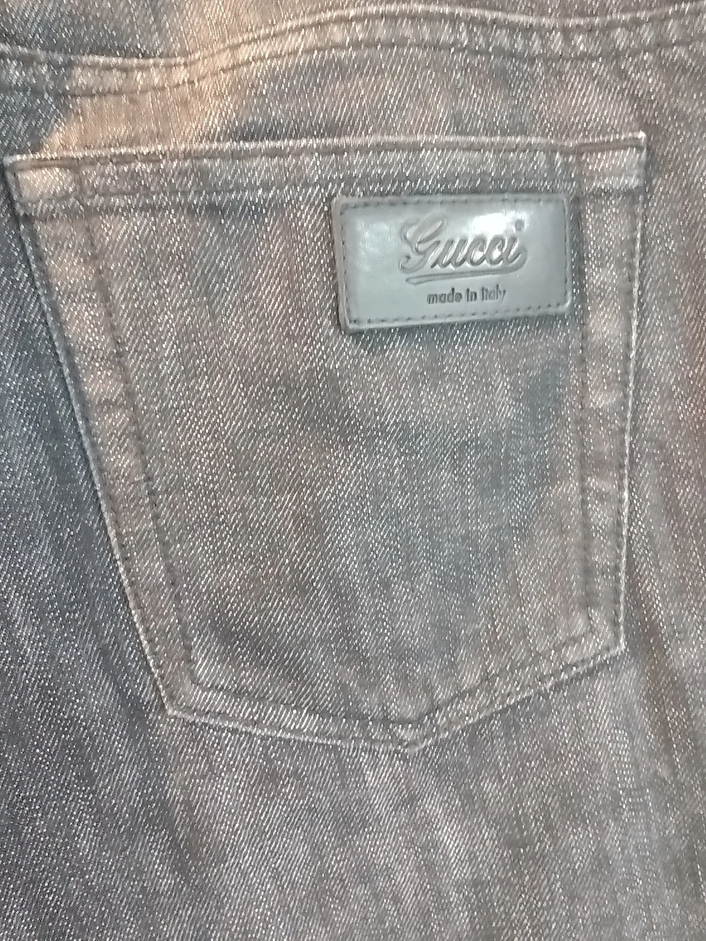 Gucci Black Denim Jeans- Classic Made in Italy